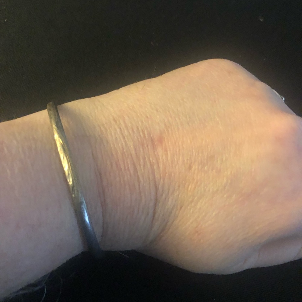 Classic Thin Sterling Silver Bangle Bracelet- $30 or $25 w/offer